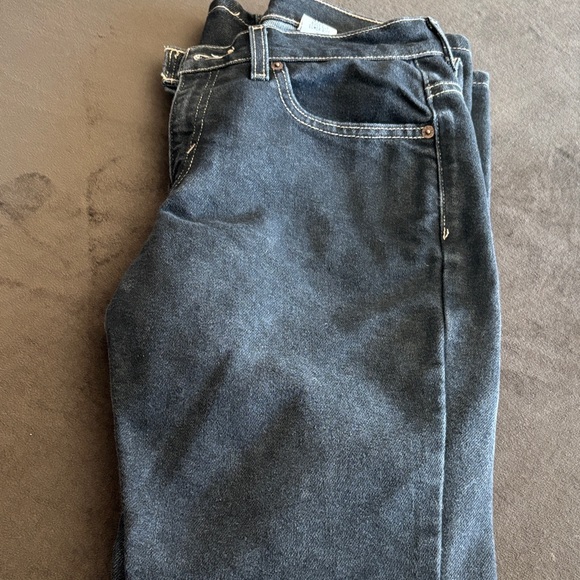 Levi's Black Jeans with Contrast Stitching - Picture 4 of 4
